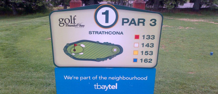 Golf Course Signage